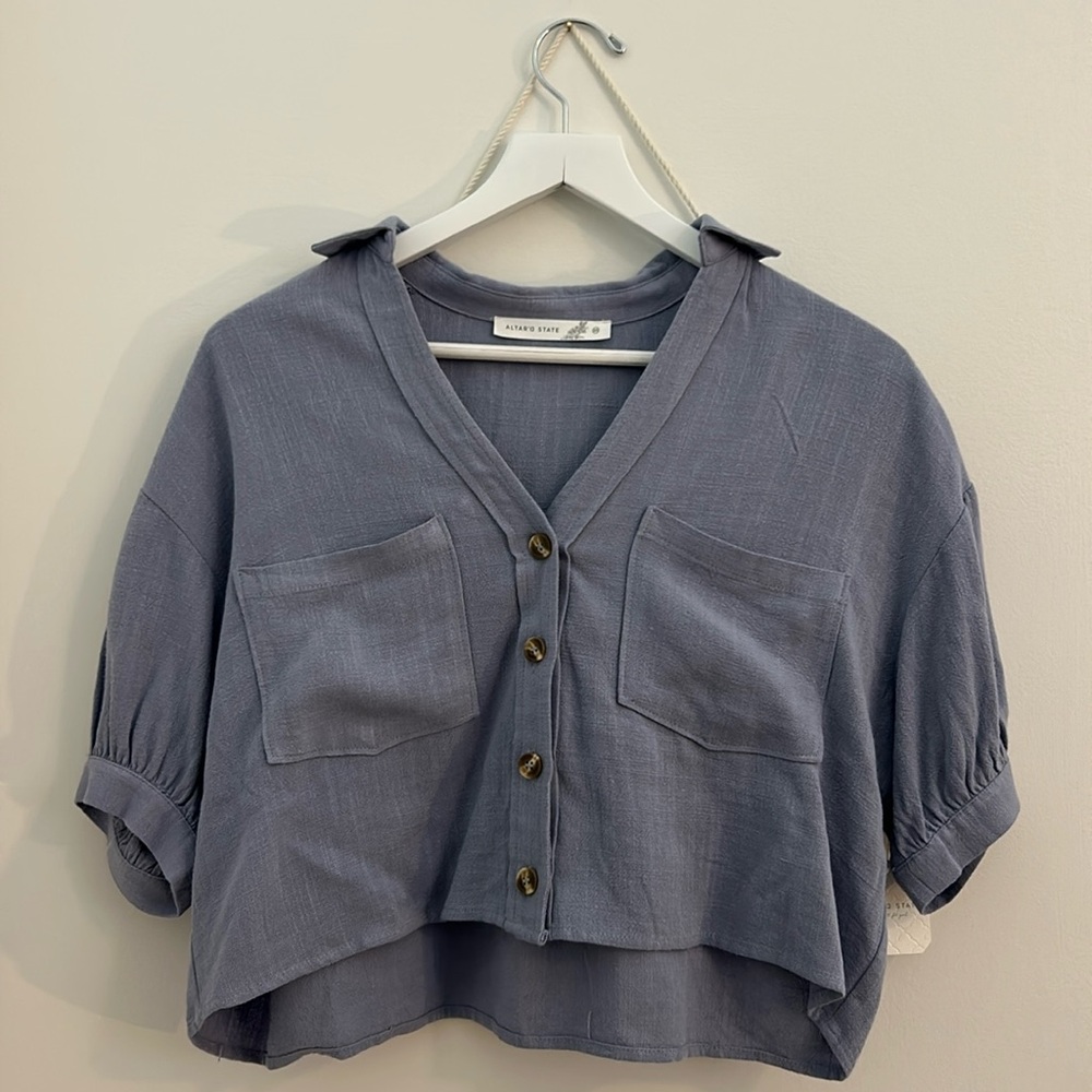 Altar’d State button down top